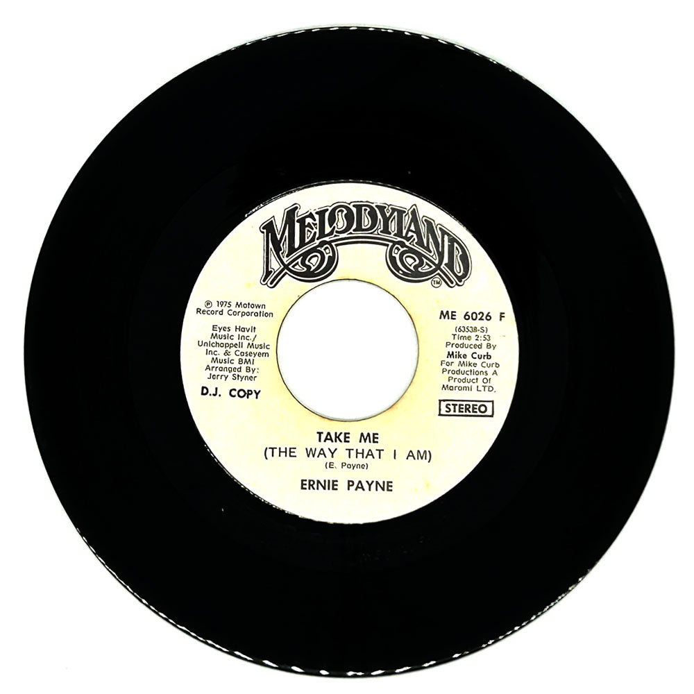 Ernie Payne : TAKE ME (THE WAY I AM)/ TAKE ME (THE WAY I AM)