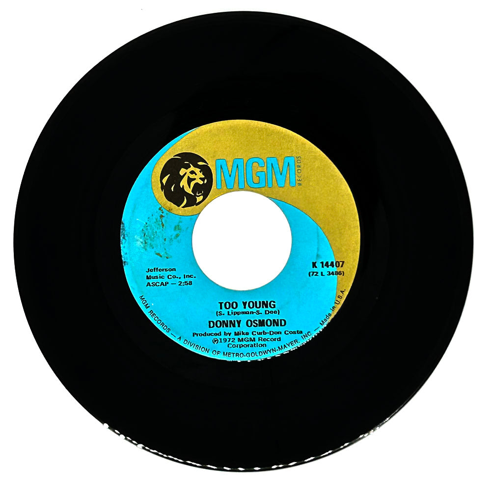 Donny Osmond : TOO YOUNG/ LOVE ME
