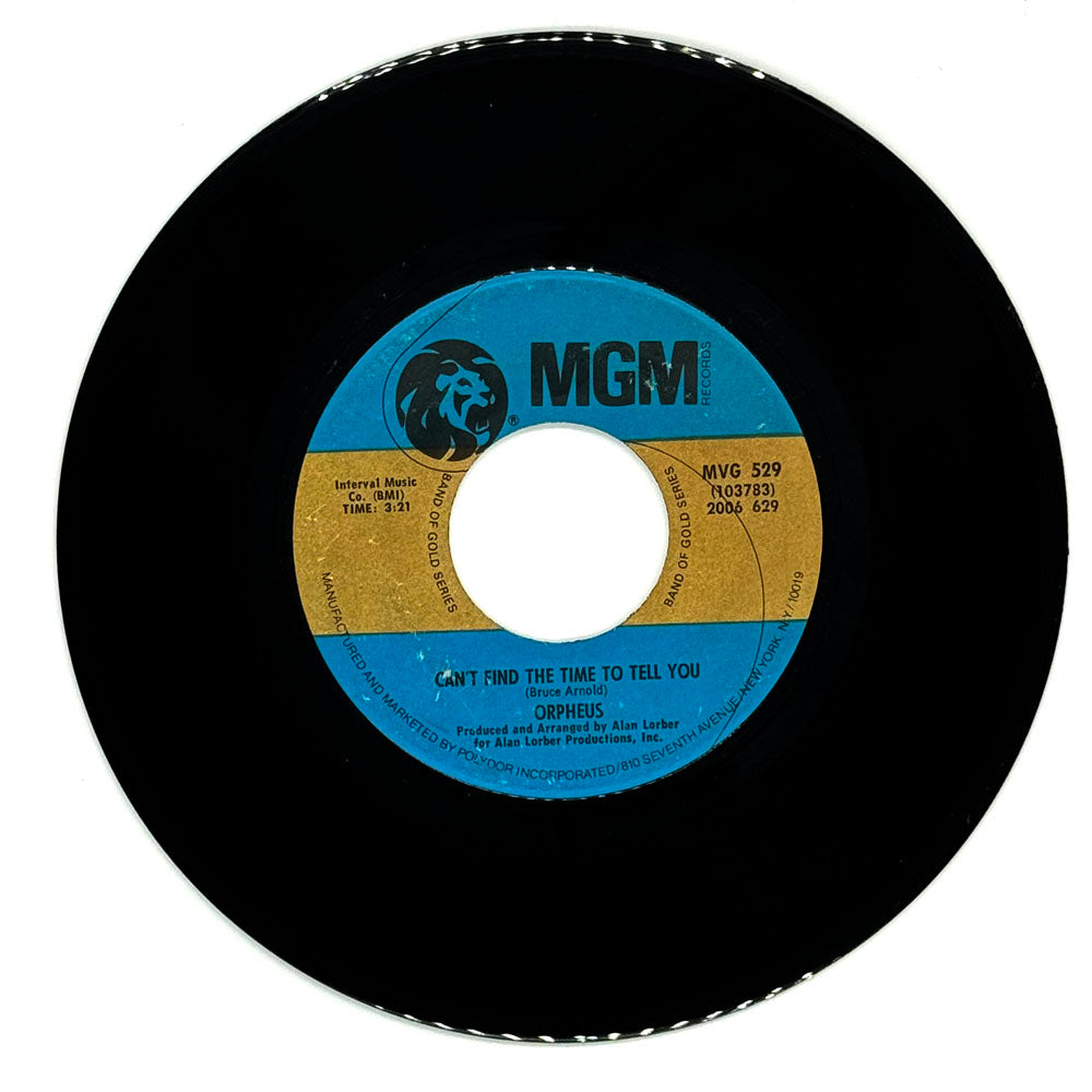 Orpheus : CAN'T FIND THE TIME TO TELL YOU/ BROWN ARMS IN HOUSTON