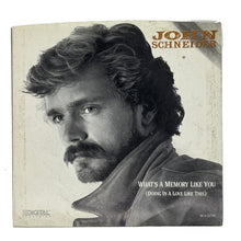 Load image into Gallery viewer, • John Schneider : WHAT'S A MEMORY LIKE YOU (DOING IN A LOVE LIKE THIS)/ YOU'RE THE LAST THING I NEEDED TONIGHT
