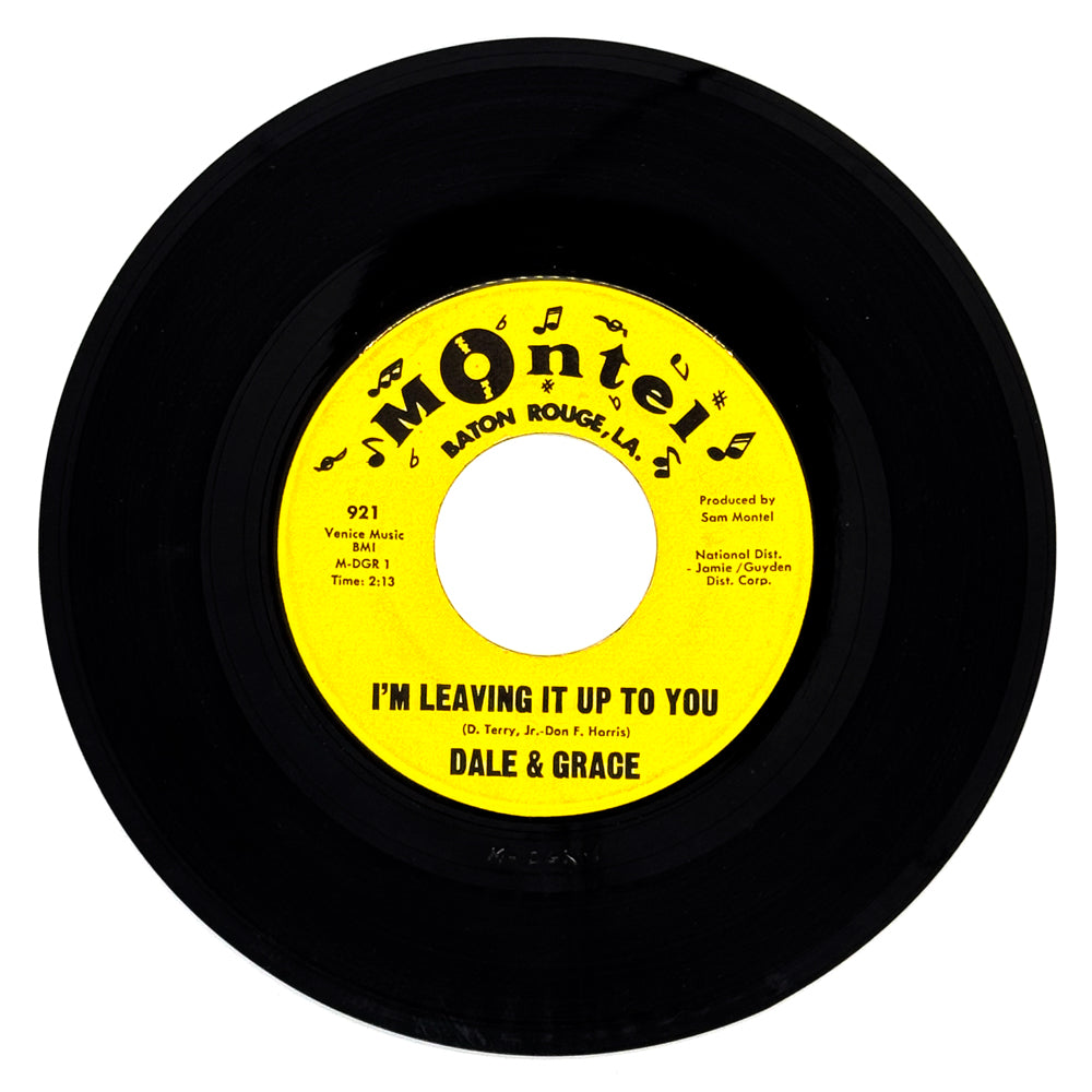 Dale & Grace : I'M LEAVING IT UP TO YOU/ THAT'S WHAT I LIKE ABOUT YOU