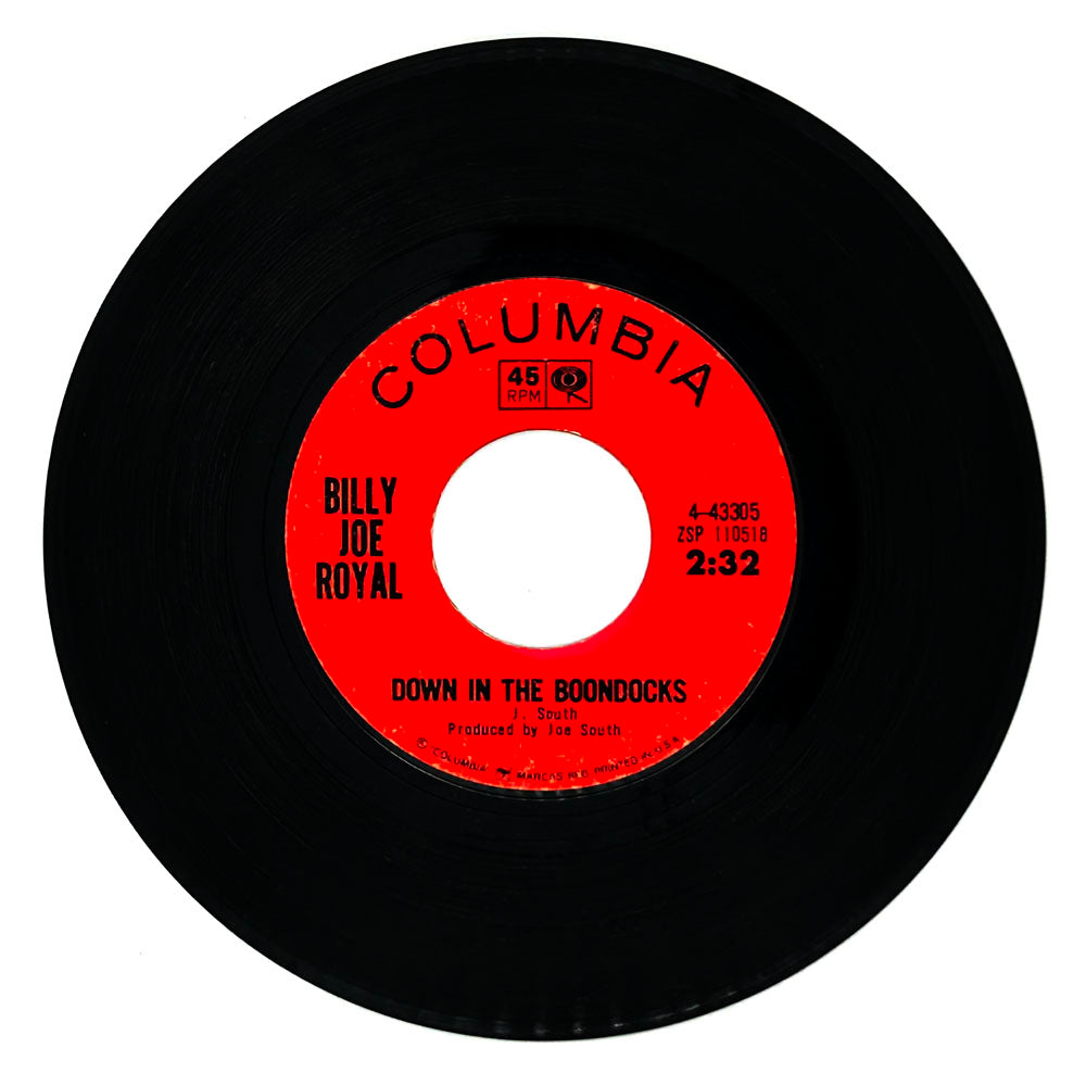 Billy Joe Royal : DOWN IN THE BOONDOCKS/ OH, WHAT A NIGHT