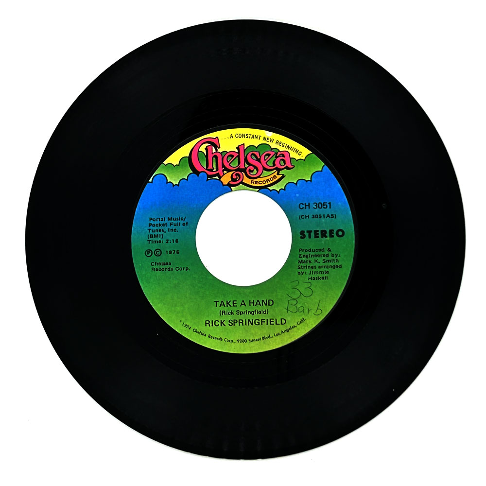 Rick Springfield : TAKE A HAND/ ARCHANGEL