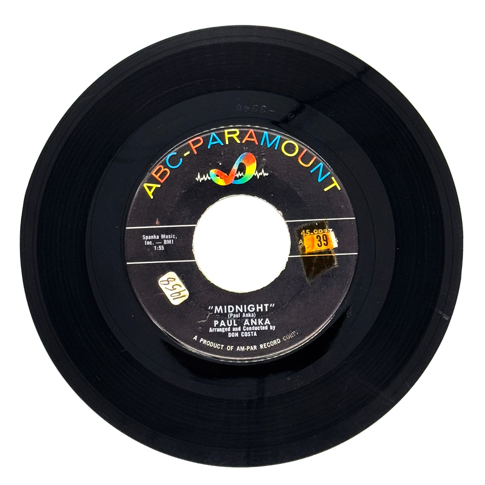 Paul Anka : MIDNIGHT/ VERBOTEN! (FORBIDDEN)