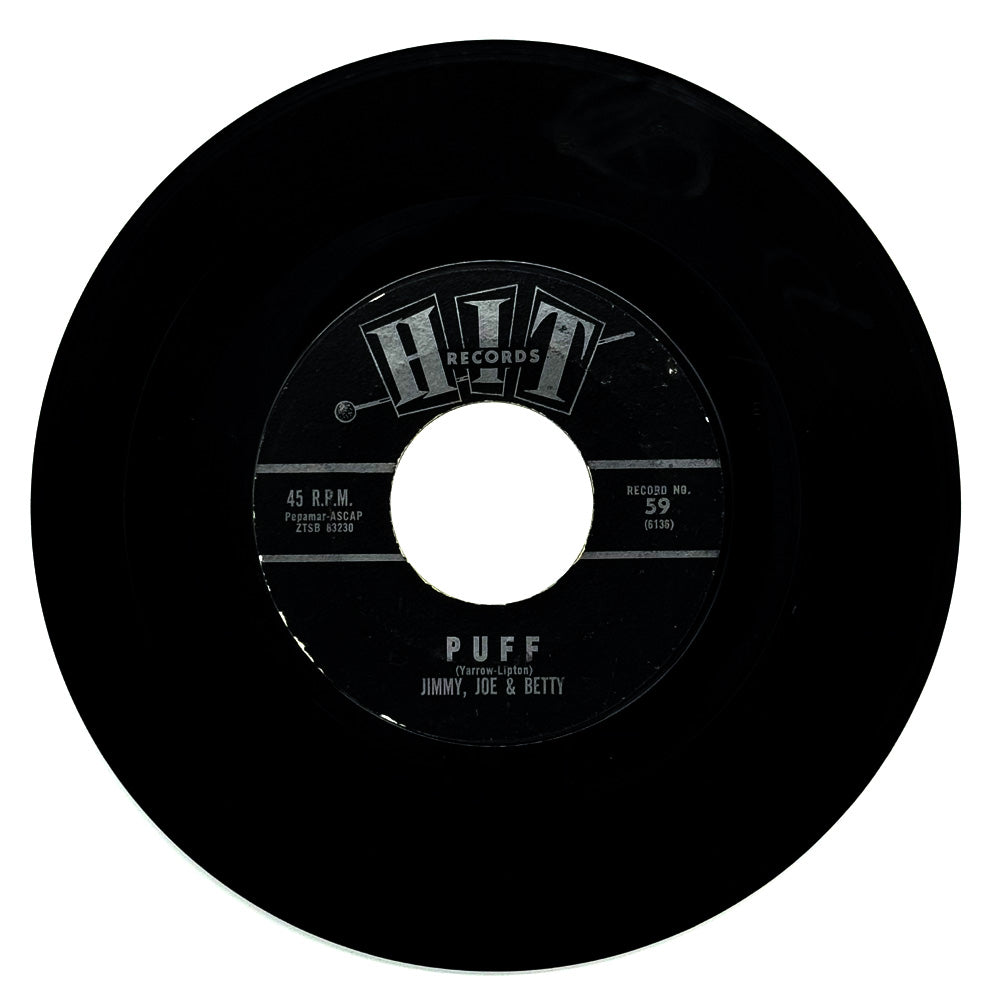 Jimmy, Joe & Betty : PUFF/ Fred York : DON'T BE AFRAID LITTLE DARLING