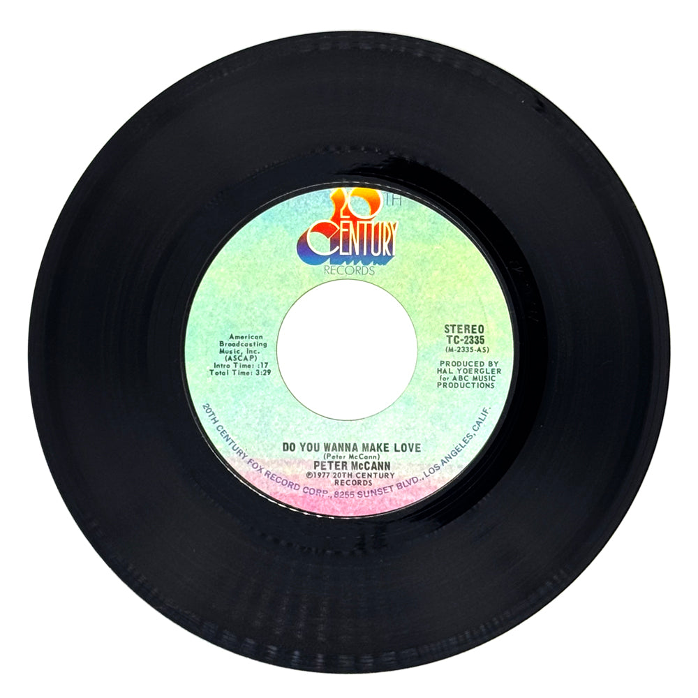 Peter McCann : DO YOU WANNA MAKE LOVE/ RIGHT TIME OF THE NIGHT