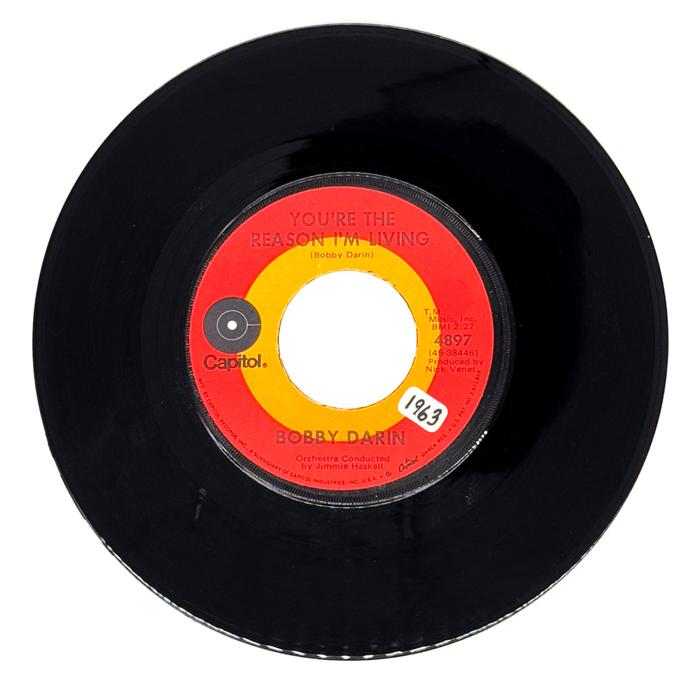 Bobby Darin : YOU'RE THE REASON I'M LIVING/ NOW YOU'RE GONE