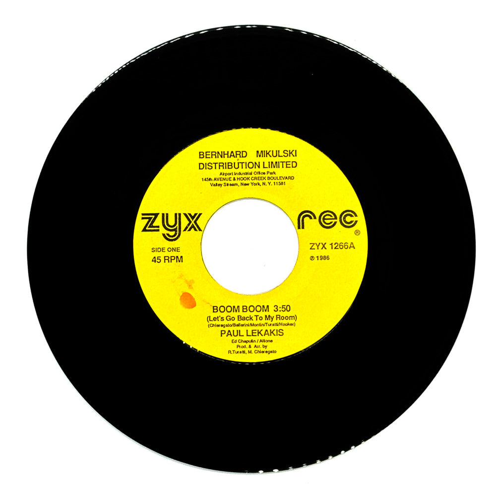 Paul Lekakis : BOOM BOOM (LET'S GO BACK TO MY ROOM)/ INSTRUMENTAL ROOM