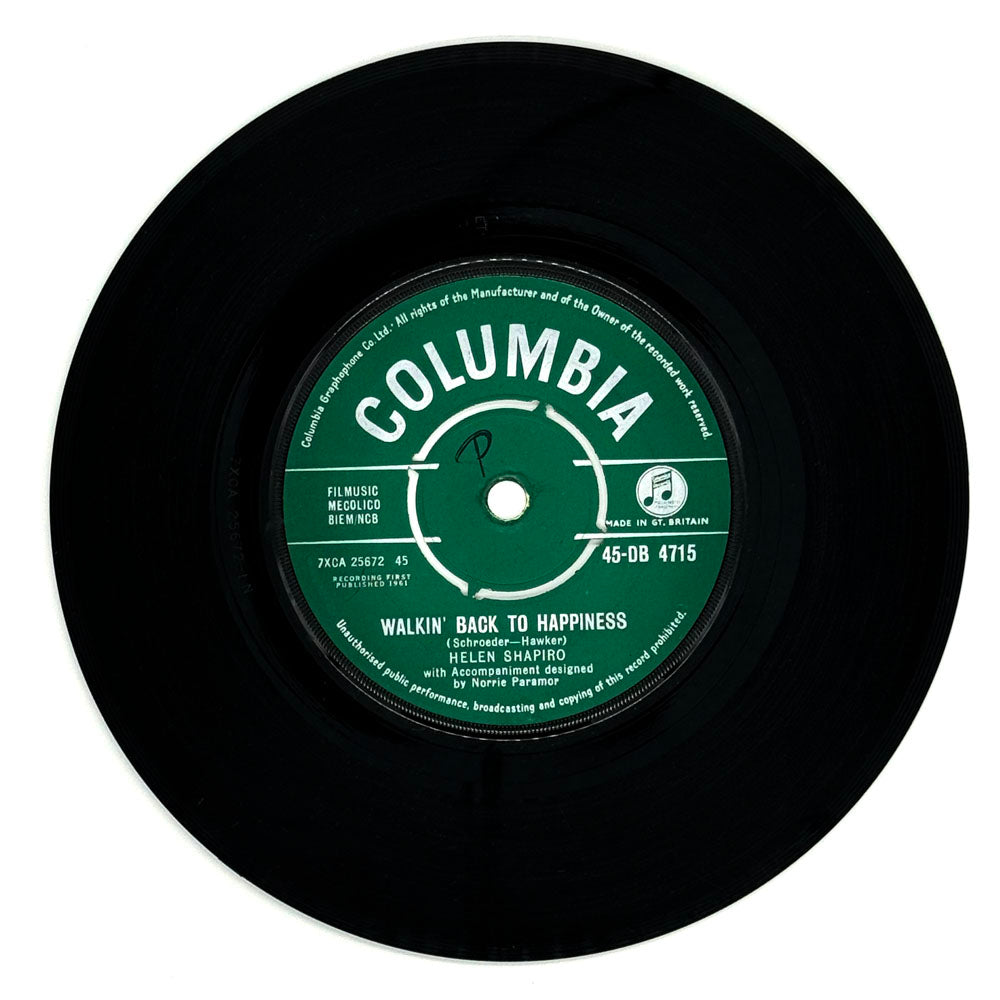 Helen Shapiro : WALKIN' BACK TO HAPPINESS/KISS 'N' RUN