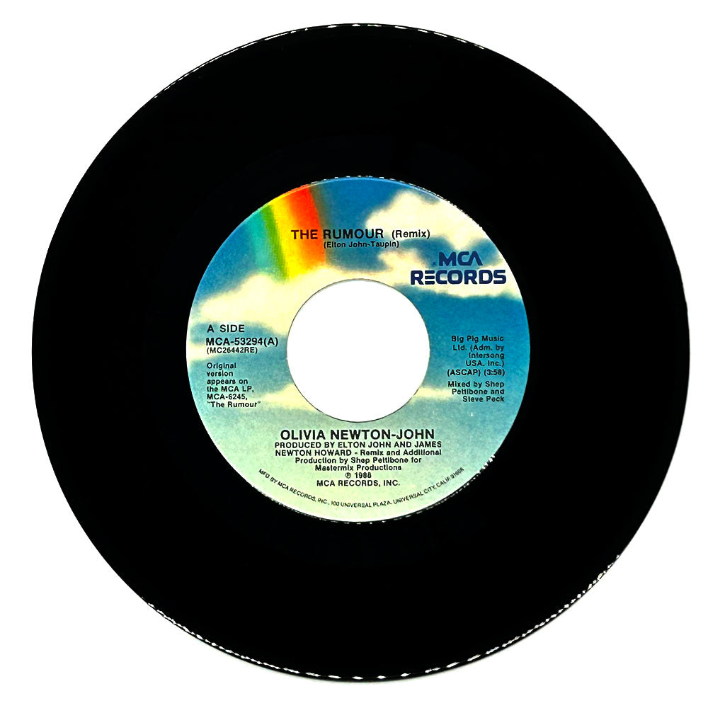 Olivia Newton-John : THE RUMOUR (REMIX)/ WINTER ANGEL