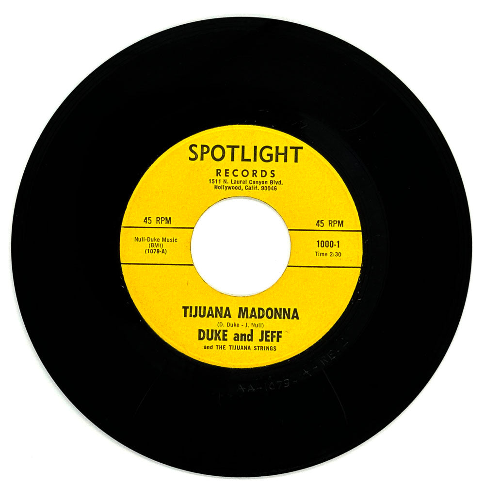 Duke And Jeff And The Tijuana Strings : TIJUANA MADONNA/ TINA CANTINA