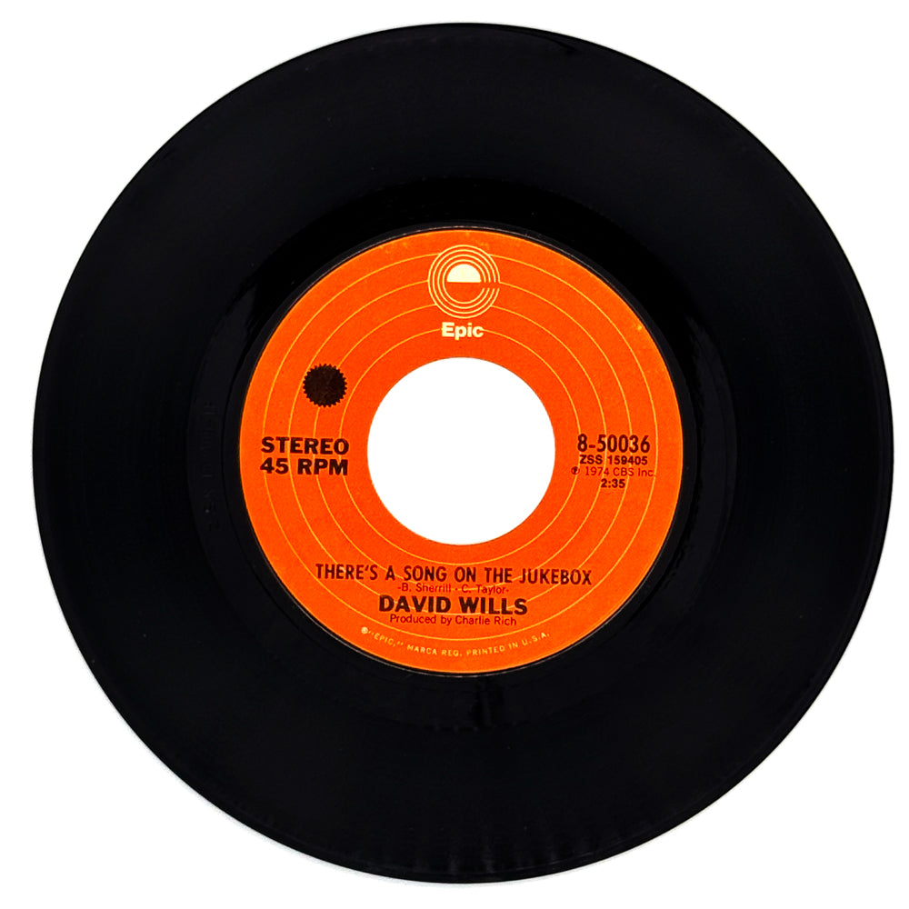David Wills : THERE'S A SONG ON THE JUKEBOX/ I CAN'T EVEN DRINK IT AWAY