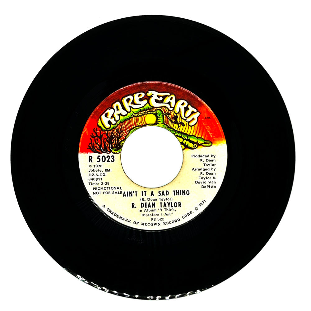 R. Dean Taylor : AIN'T IT A SAD THING/ AIN'T IT A SAD THING