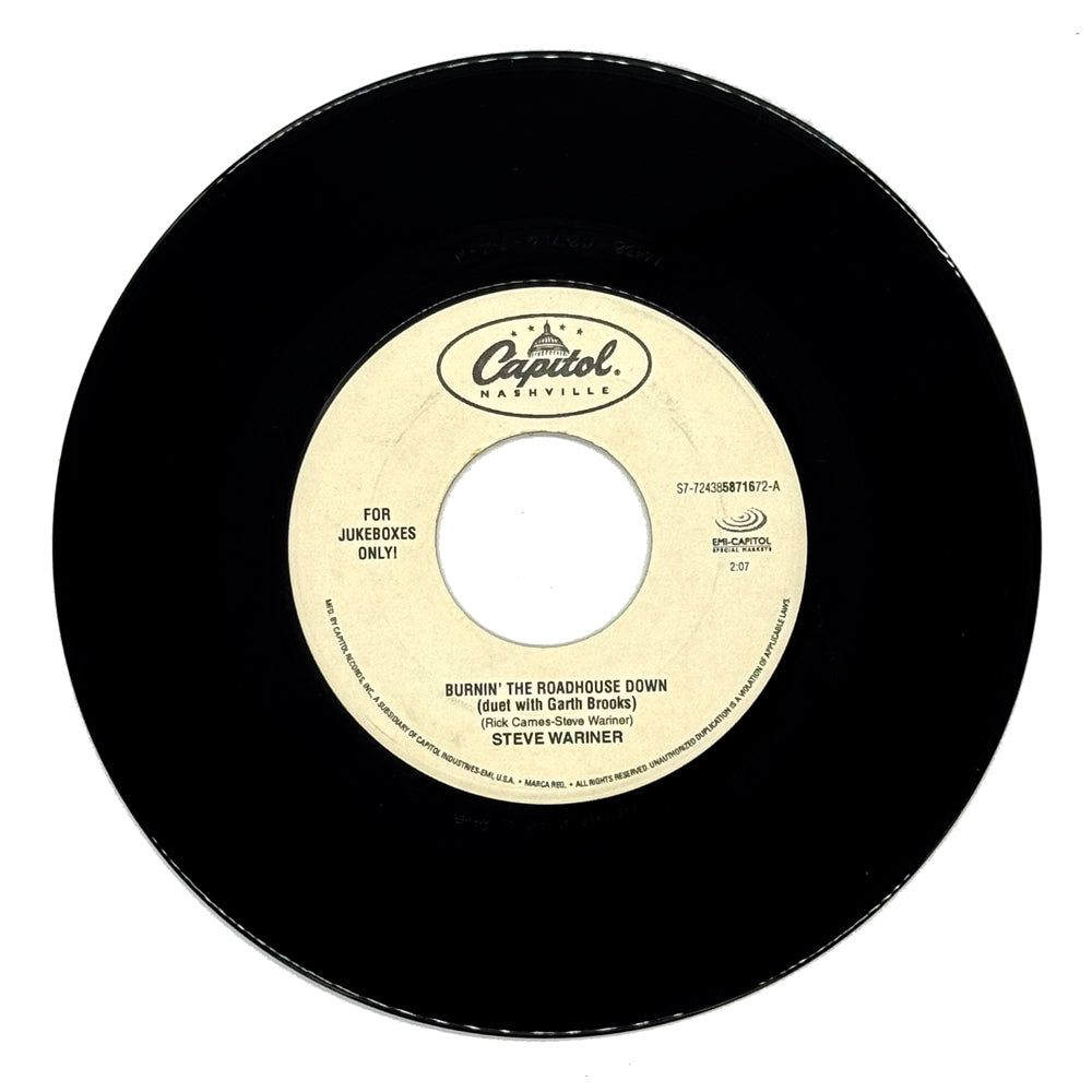 Steve Wariner with Garth Brooks : BURNIN' THE ROADHOUSE DOWN/ Steve Wariner : ROAD TRIPPIN'