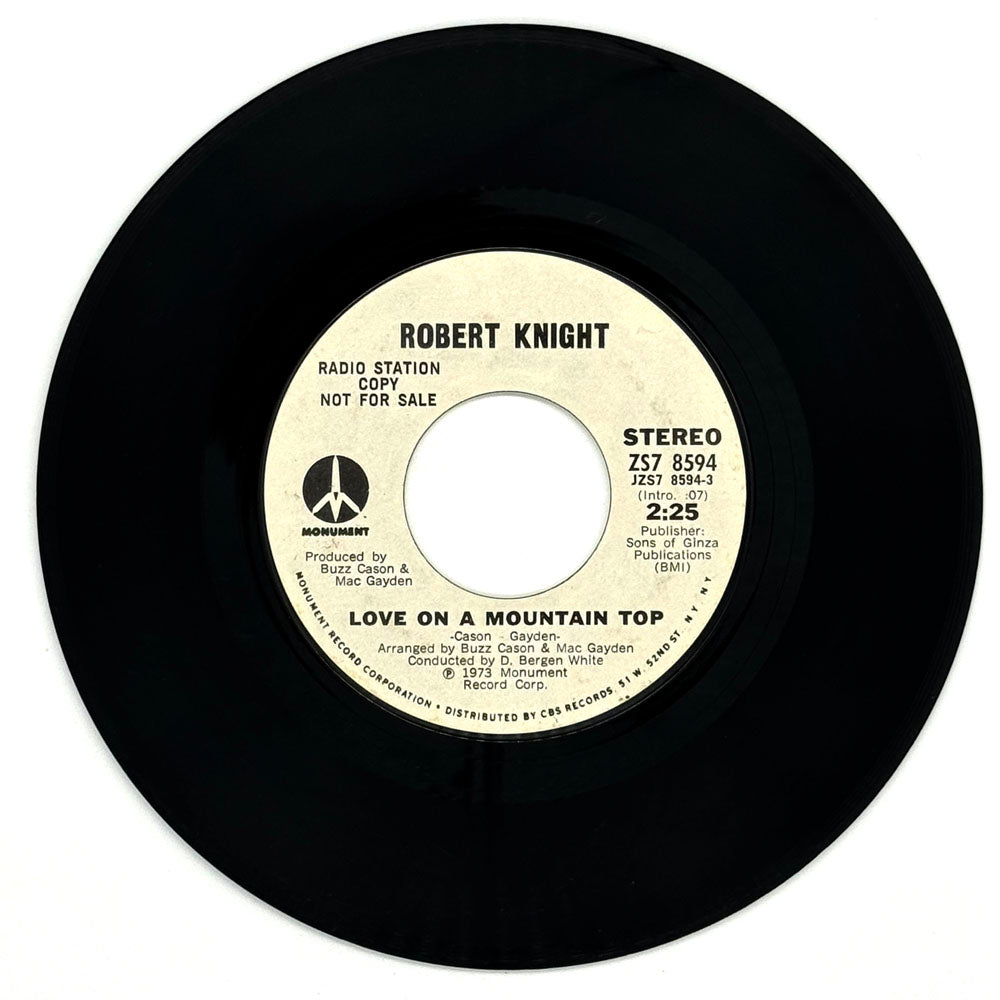 Robert Knight : LOVE ON A MOUNTAIN TOP/ LOVE ON A MOUNTAIN TOP
