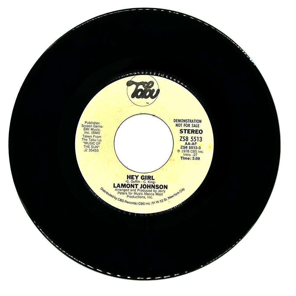 Lamont Johnson : HEY GIRL/ HEY GIRL