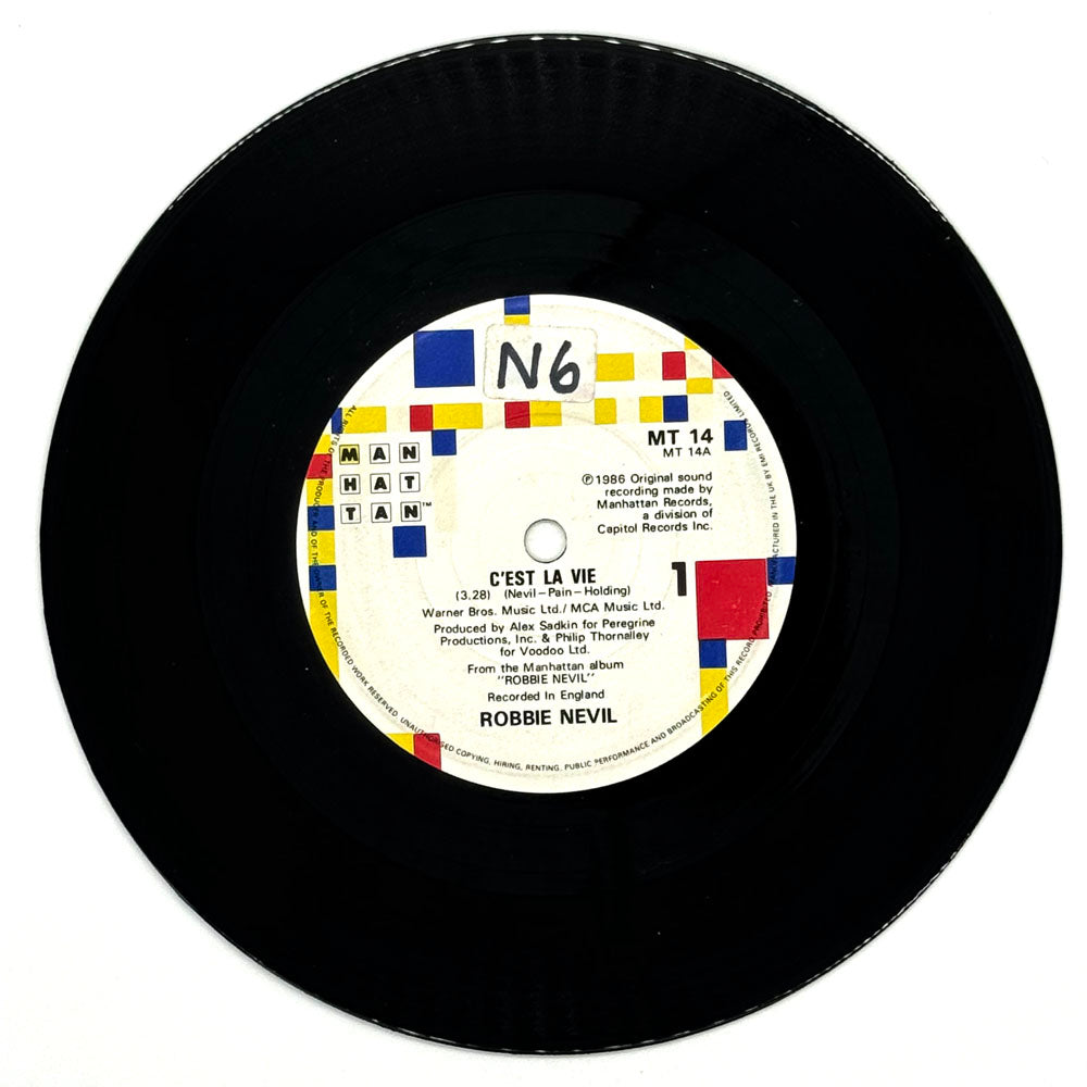 Robbie Nevil : C'EST LA VIE/ TIME WAITS FOR NO ONE