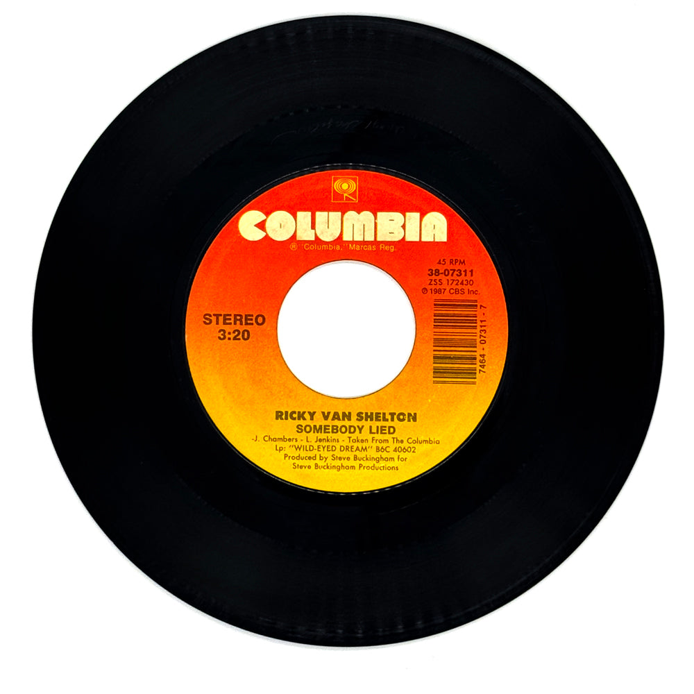 Ricky Van Shelton : SOMEBODY LIED/ WORKING MANS BLUES
