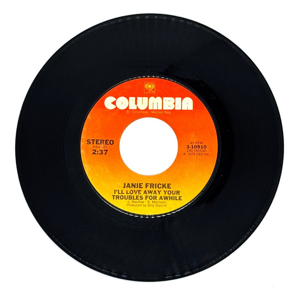 Janie Fricke : I'LL LOVE AWAY YOUR TROUBLES FOR AWHILE/ RIVER BLUE