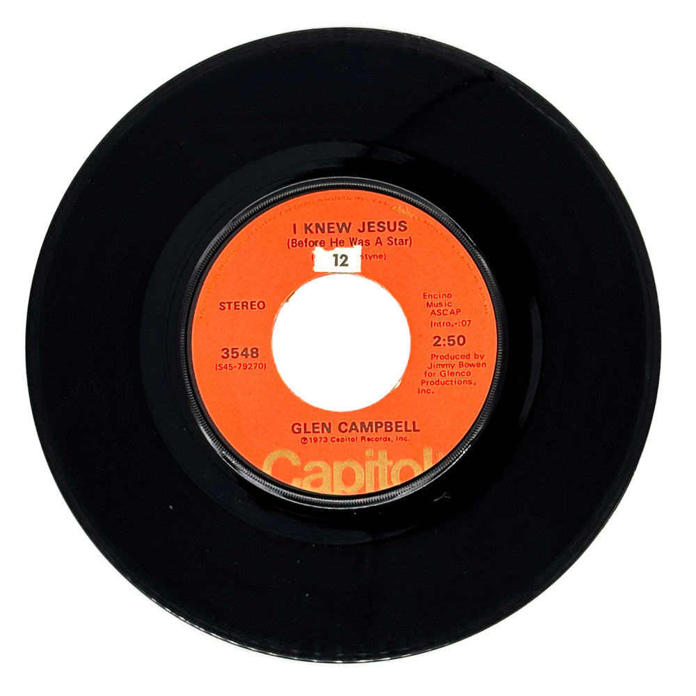 Glen Campbell : I KNEW JESUS (BEFORE HE WAS A STAR)/ ON THIS ROAD
