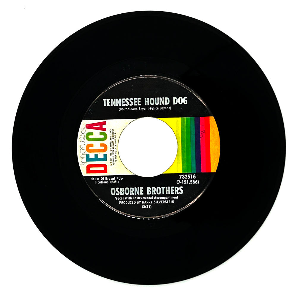 Osborne Brothers : TENNESSEE HOUND DOG/ THANKS FOR ALL THE YESTERDAYS