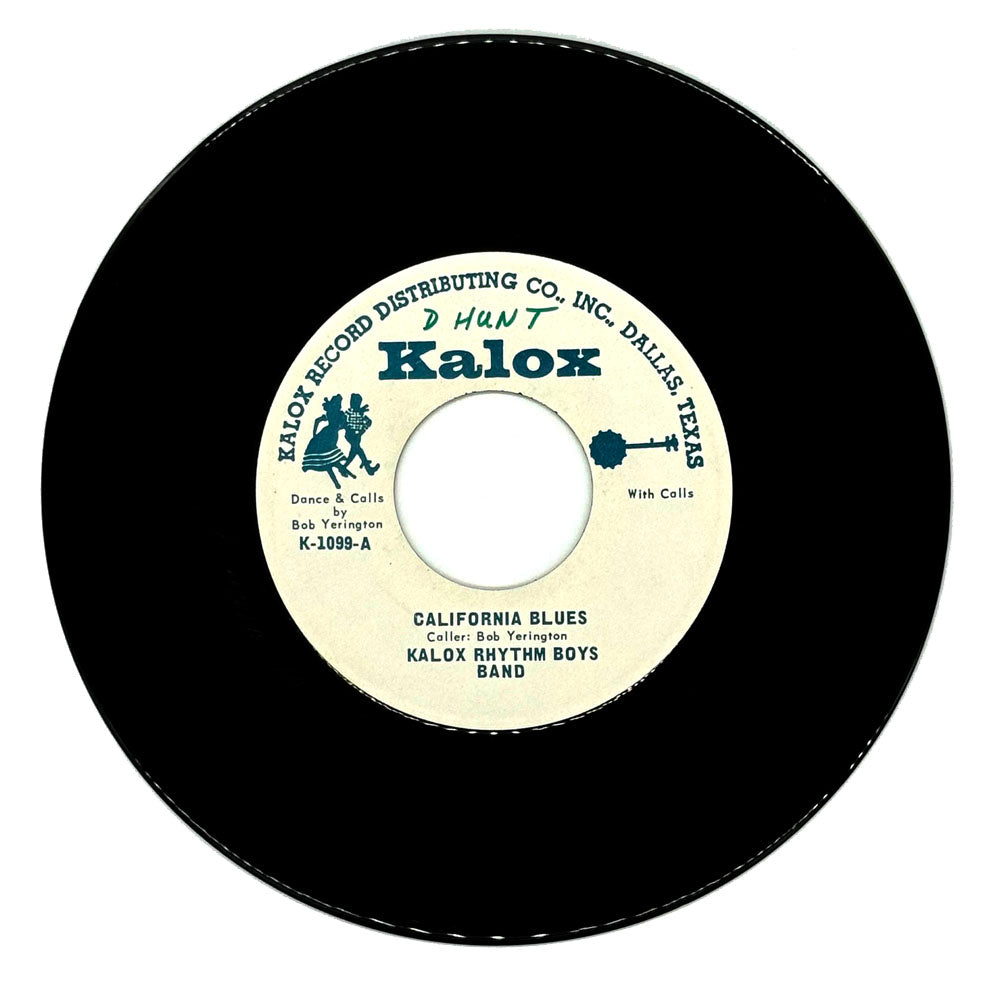 Kalox Rhythm Boys Band feat. Bob Yerington : CALIFORNIA BLUES/ Kalox Rhythm Boys Band : CALIFORNIA BLUES