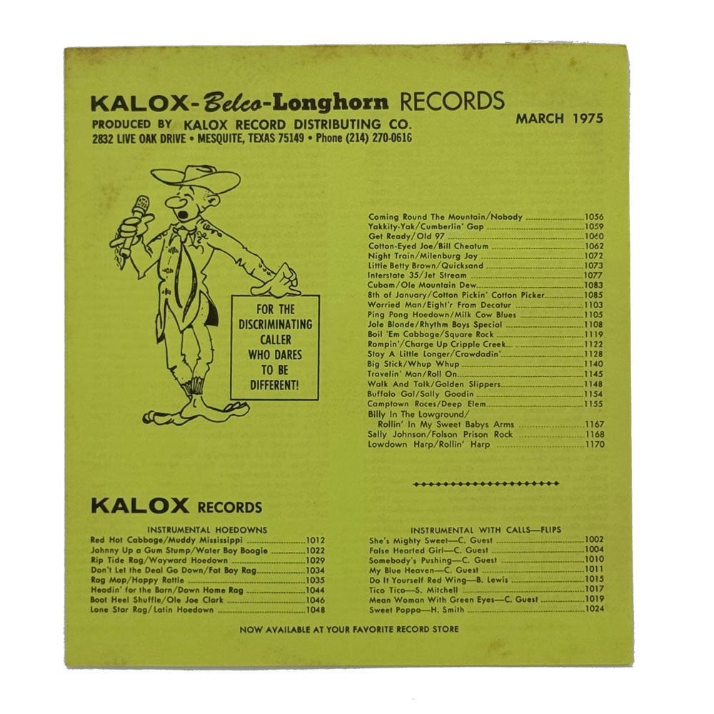 Catalog : KALOX-BECO-LONGHORN RECORD