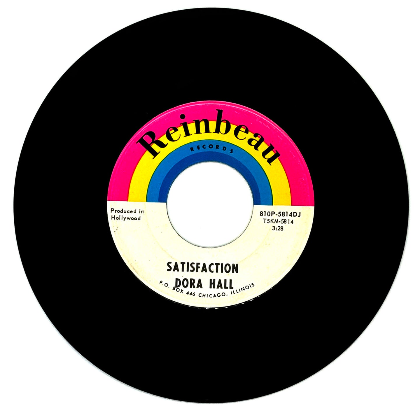 Dora Hall : SATISFACTION/ 5 O'CLOCK WORLD