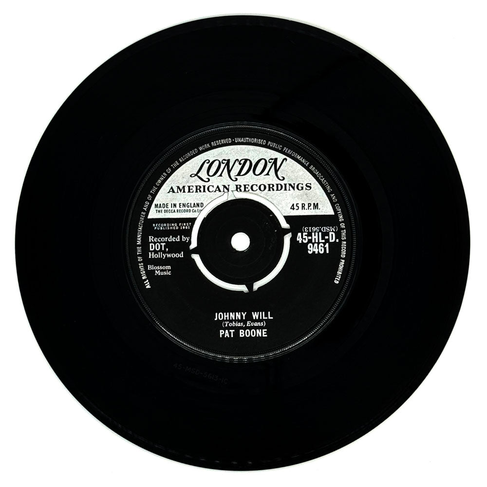Pat Boone : JOHNNY WILL/ (IF I'M DREAMING) JUST LET ME DREAM