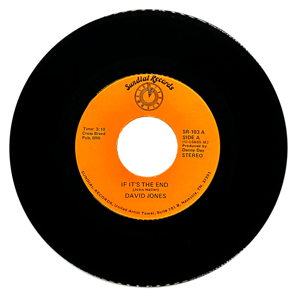 David Jones : IF IT'S THE END/ BORN TO BE LONELY