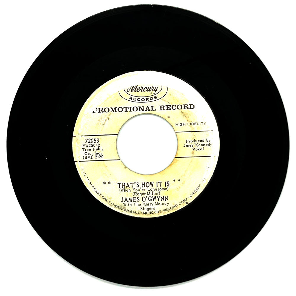 James O'Gwynn : THAT'S HOW IT IS/ DON'T WE ALL HAVE THE RIGHT