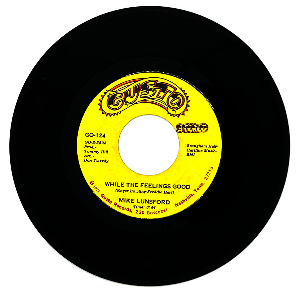 Mike Lunsford : WHILE THE FEELINGS GOOD/ BLANKET OF BLUES