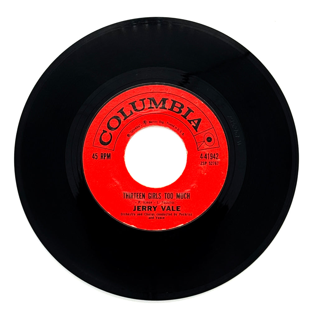Jerry Vale : THIRTEEN GIRLS TOO MUCH/ CAMELOT
