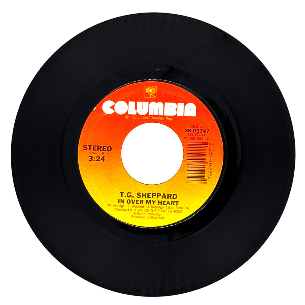 T.G. Sheppard : IN OVER MY HEART/ A GREAT WORK OF ART