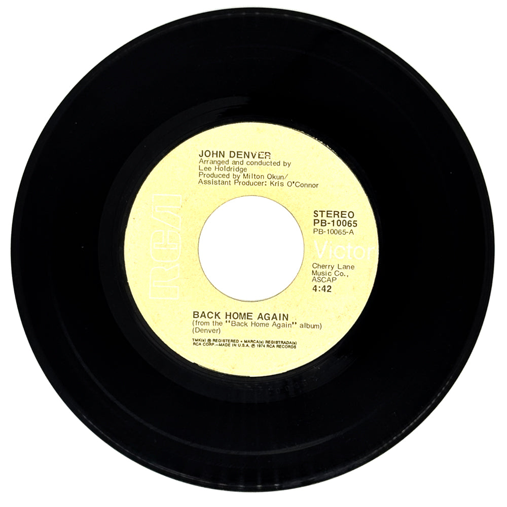 John Denver : BACK HOME AGAIN/ IT'S UP TO YOU