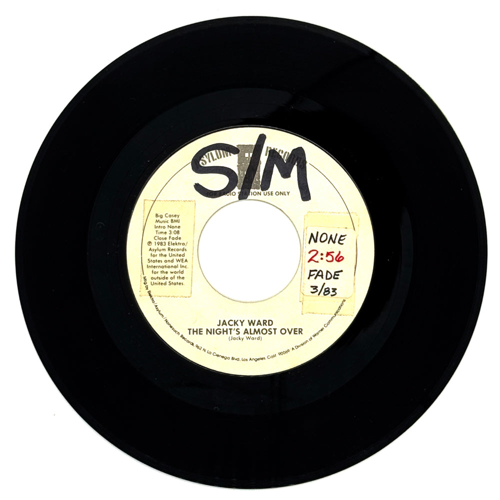 Jacky Ward : THE NIGHT'S ALMOST OVER/ THE NIGHT'S ALMOST OVER