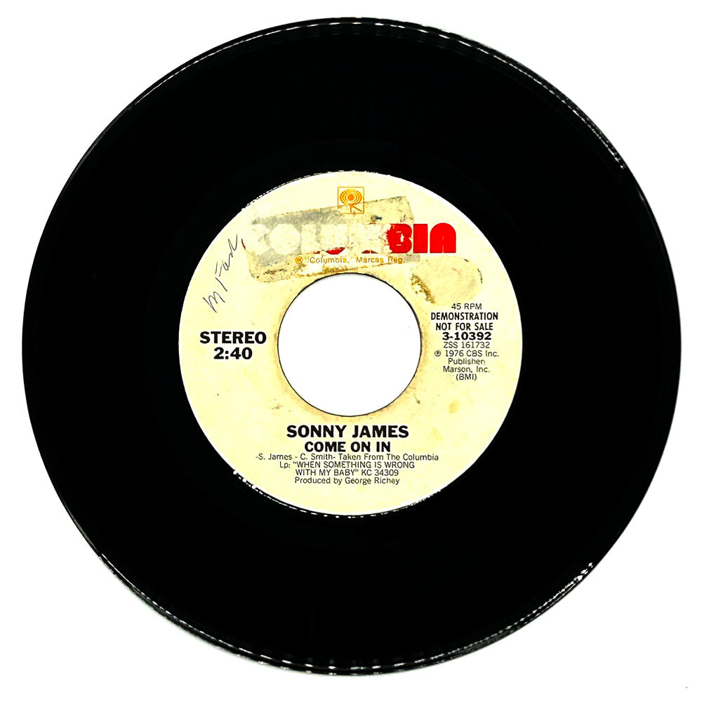 Sonny James : COME ON IN/ COME ON IN