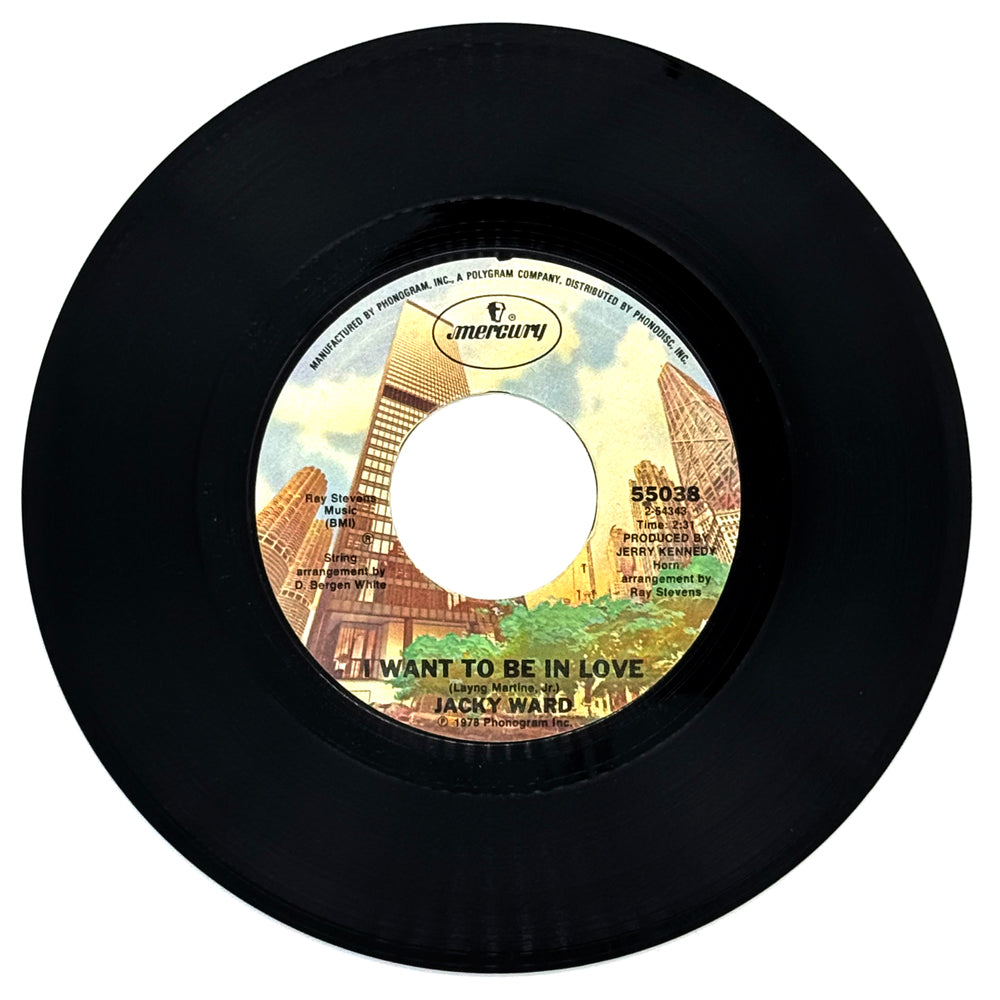 Jacky Ward : I WANT TO BE IN LOVE/ HEY FRIEND