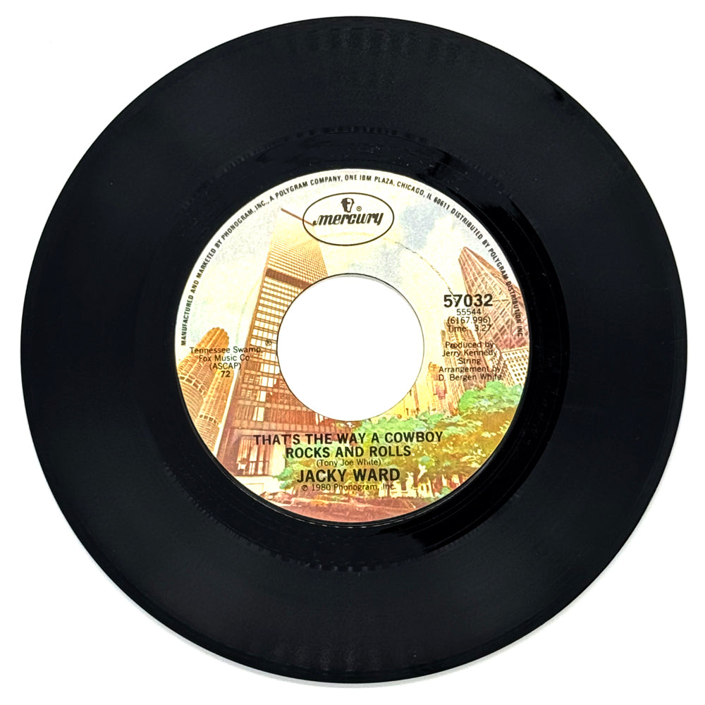 Jacky Ward : THAT'S THE WAY A COWBOY ROCKS AND ROLLS/I JUST CAN'T HELP BELIEVIN'