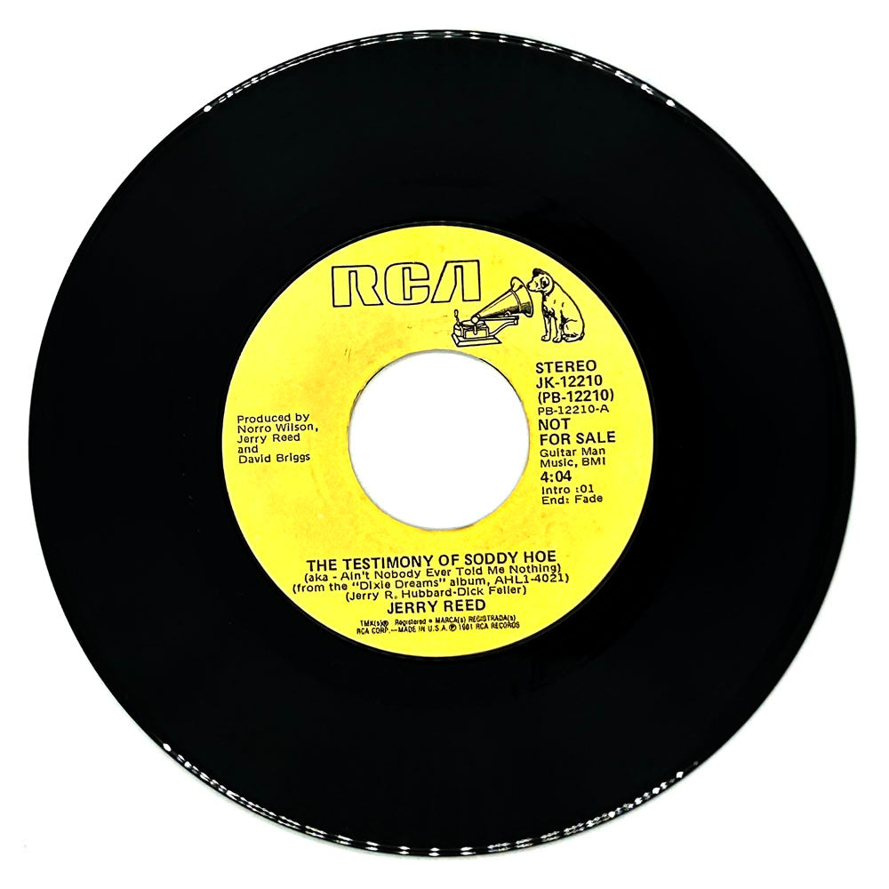 Jerry Reed : THE TESTIMONY OF SODDY HOE/ THE TESTIMONY OF SODDY HOE