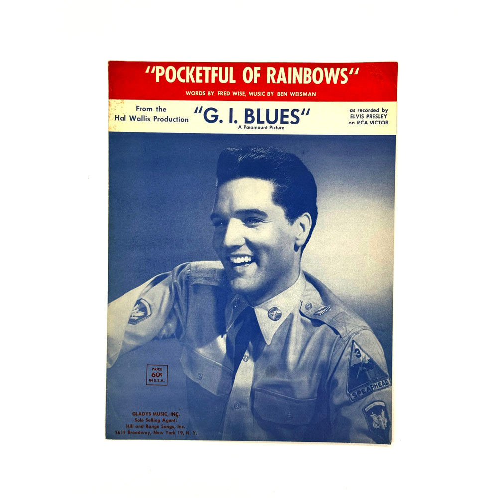 Sheet Music : Elvis Presley POCKETFUL OF RAINBOWS