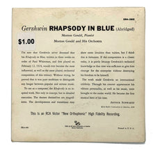 Load image into Gallery viewer, • Morton Gould and His Orchestra : RHAPSODY IN BLUE ABRIDGED EP
