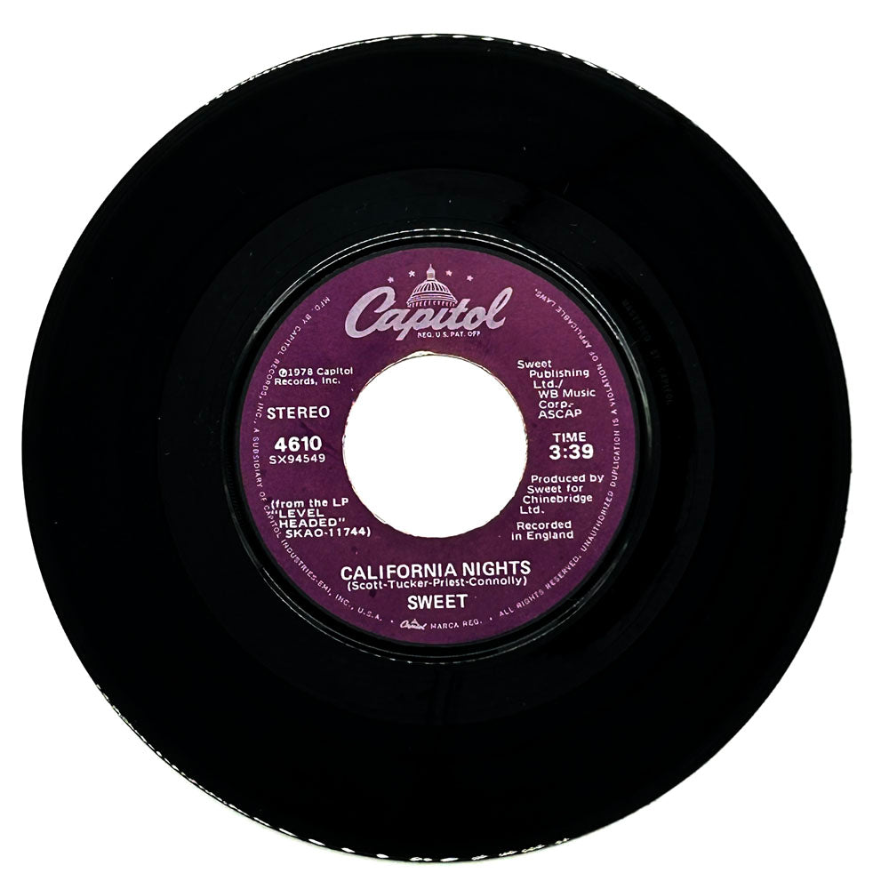 Sweet : CALIFORNIA NIGHTS/ DREAM ON