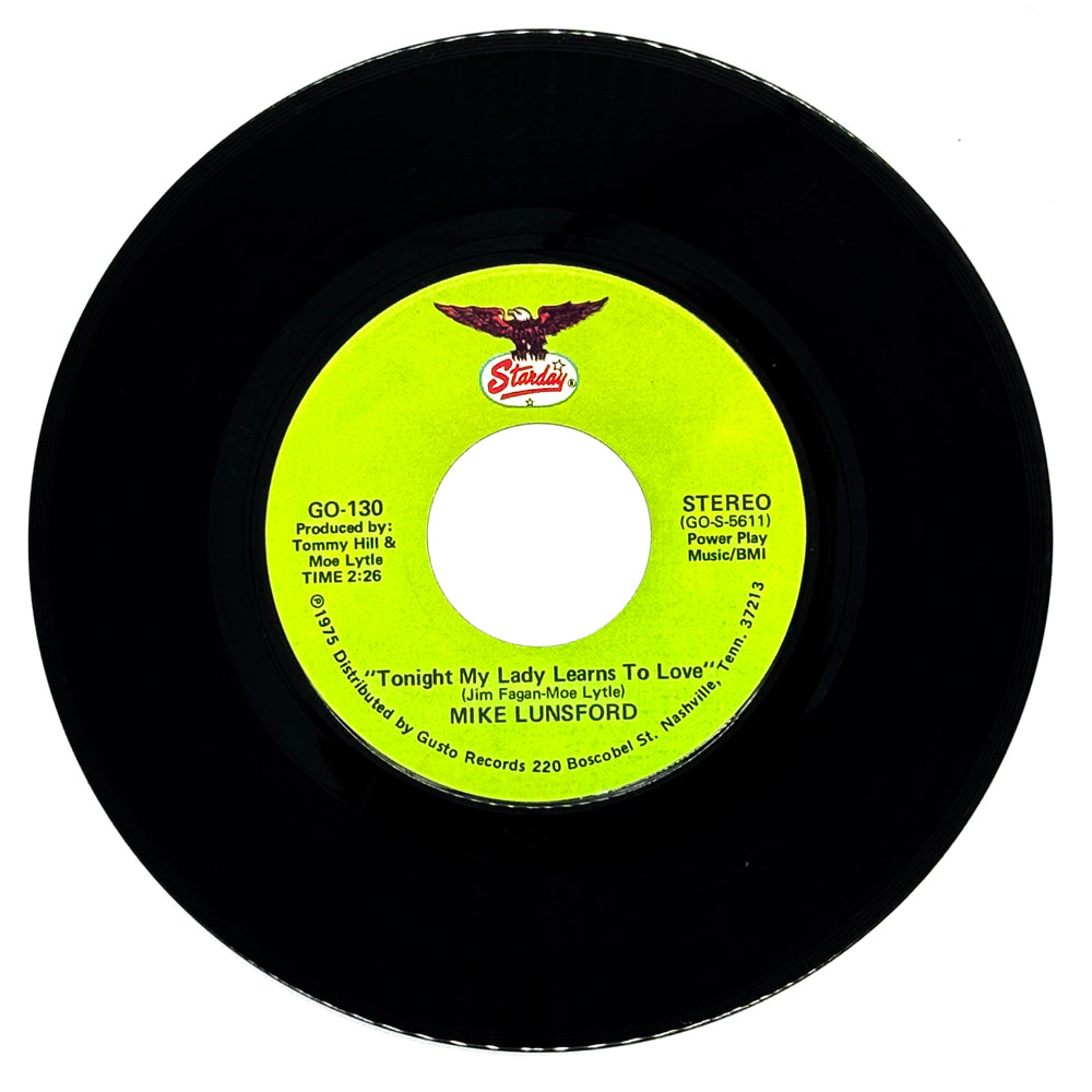 Mike Lunsford : TONIGHT MY LADY LEARNS TO LOVE/ PROUD MARY