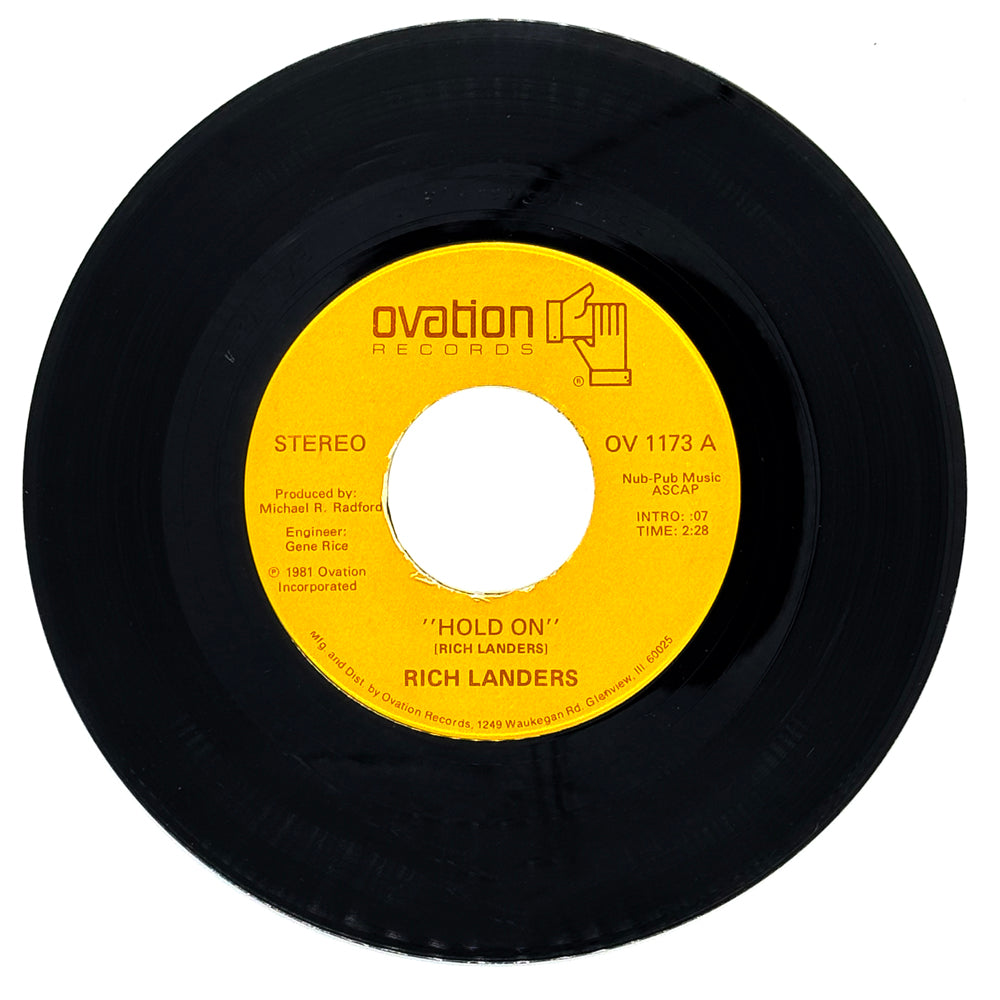 Rich Landers : HOLD ON/ HONKY TONKIN' LOVER