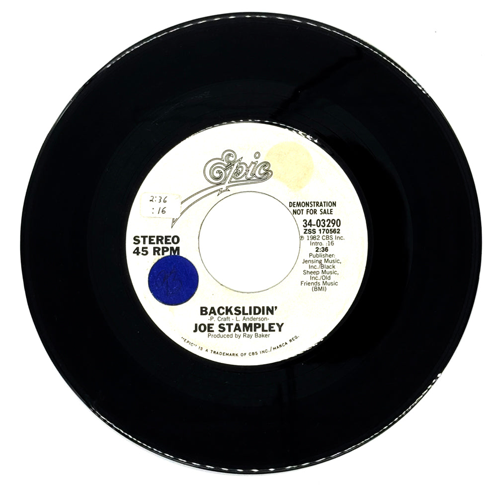 Joe Stampley : BACKSLIDIN'/ BACKSLIDIN'