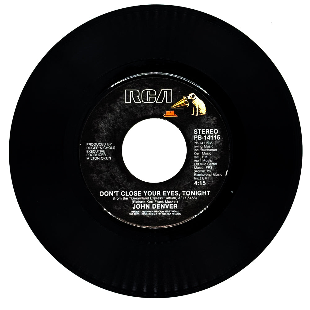 John Denver : DON'T CLOSE YOUR EYES TONIGHT/ A WILD HEART LOOKING FOR A HOME