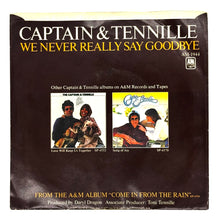 Load image into Gallery viewer, Captain &amp; Tennille : COME IN FROM THE RAIN (EDITED VERSION)/ COME IN FROM THE RAIN (EDITED VERSION)
