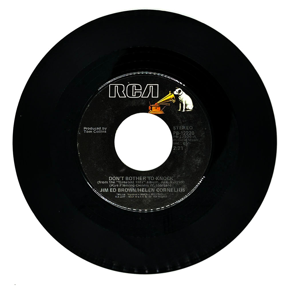 Jim Ed Brown/ Helen Cornelius : DON'T BOTHER TO KNOCK/ DEAR MEMORY