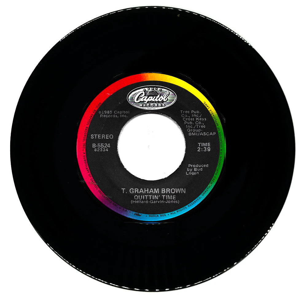 T. Graham Brown : QUITTIN' TIME/ I TELL IT LIKE IT USED TO BE